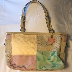 Coach Signature spring tote